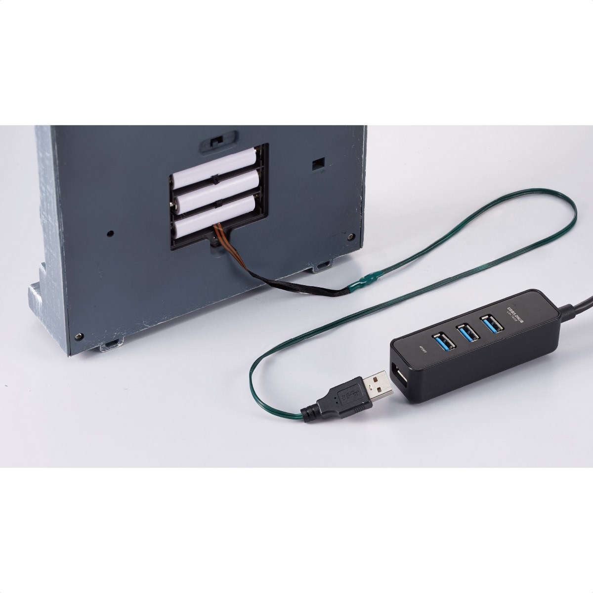 USBパワーアダプター 単3×2本