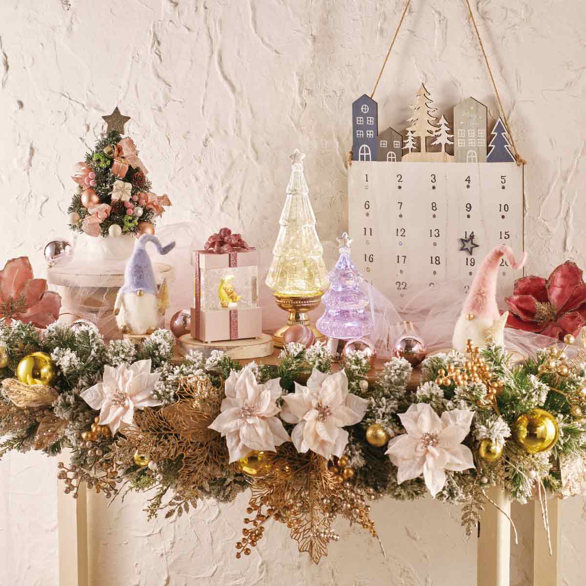 12個入 クリスマスツリー飾り 人工花 クリスマス花 フラワー 適わ 