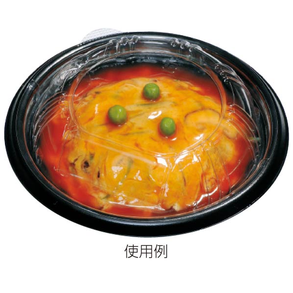 レンジ対応 耐熱丼容器 対応フタ 内嵌合 直径16.2×4.5cm