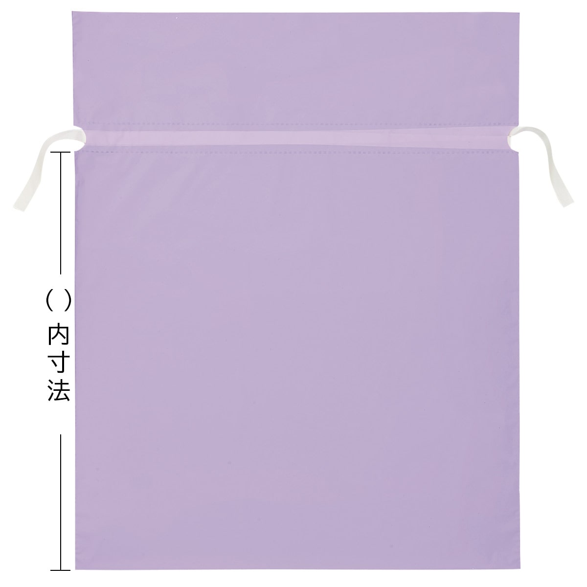 20枚 梨地リボン付きギフトバッグ パープル 17×28[18]×底マチ8cm