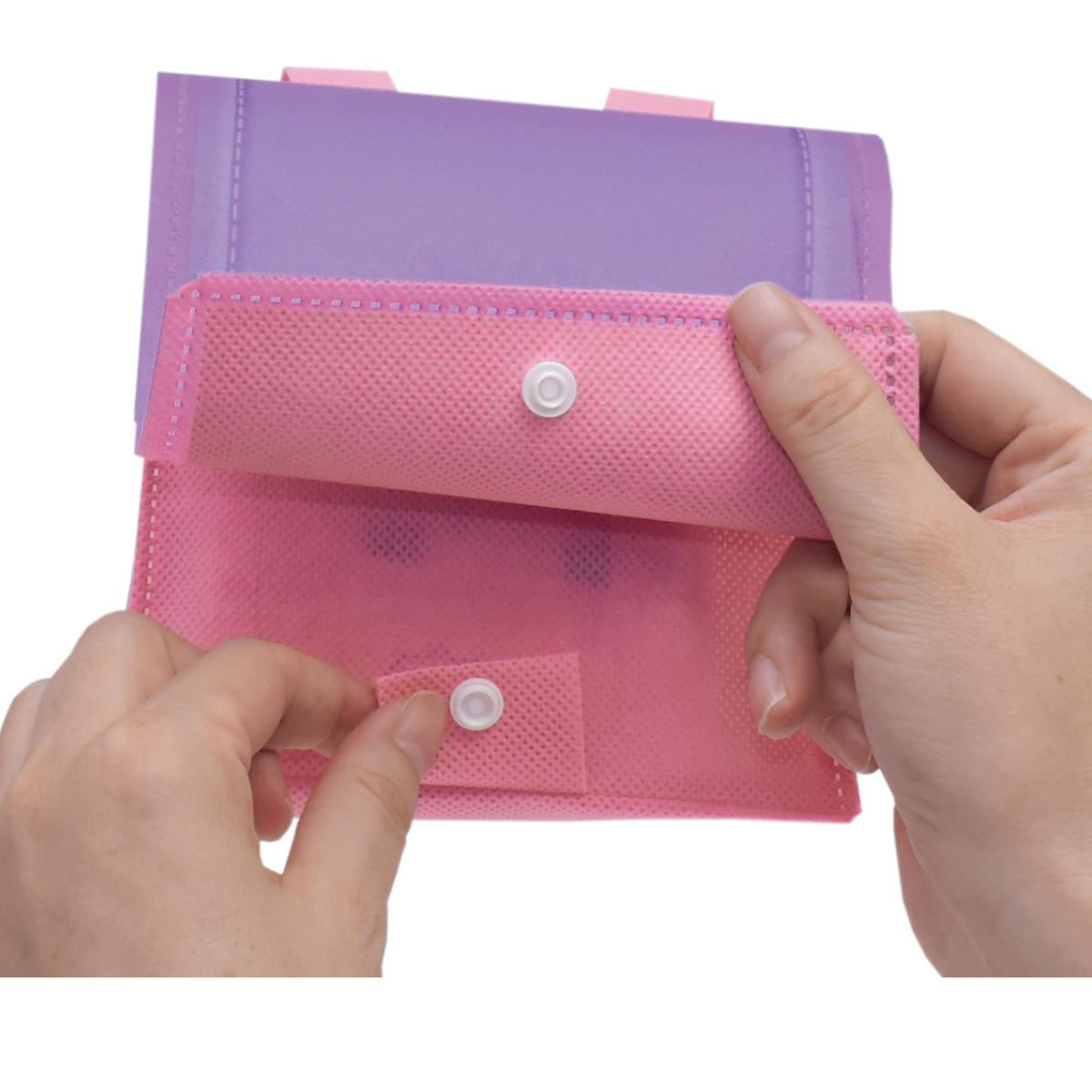 スナップ開閉式