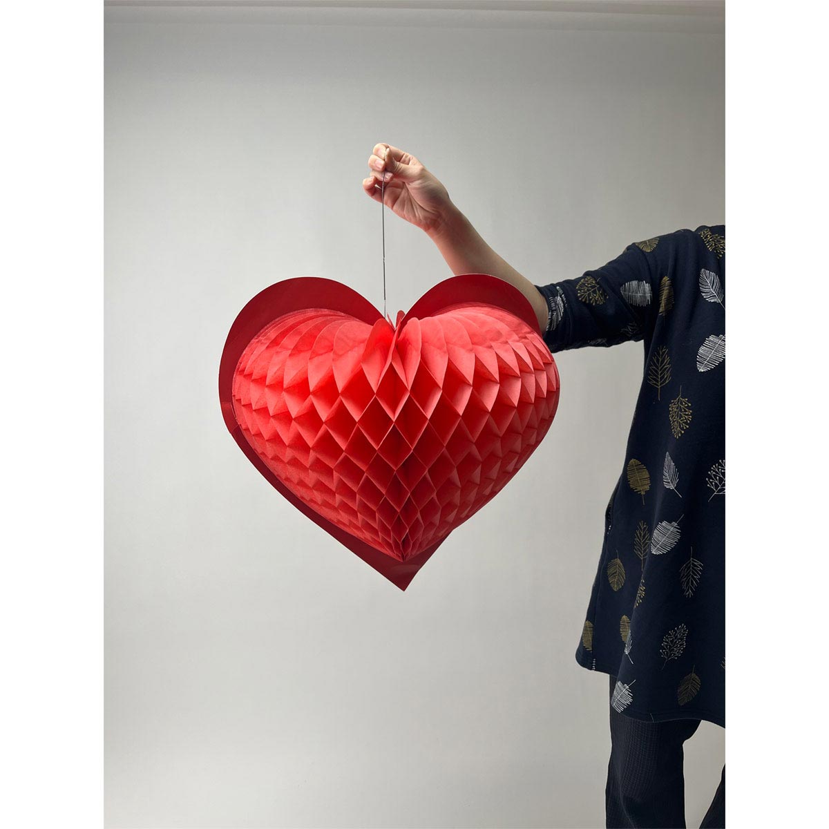 ハニカムハートハンガー［ストエキオリジナル］ レッド