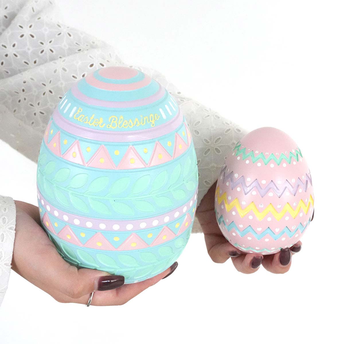 イースターエッグオブジェ ピンク