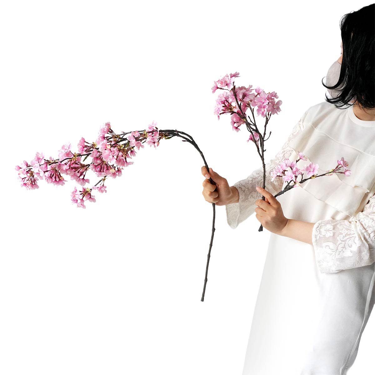 早春山桜(造花) 小