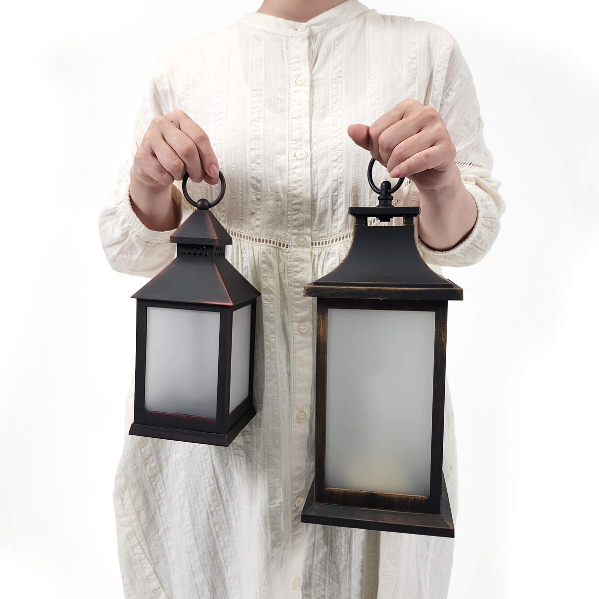 イルミネファイヤーLEDランタン ミニ ブラック