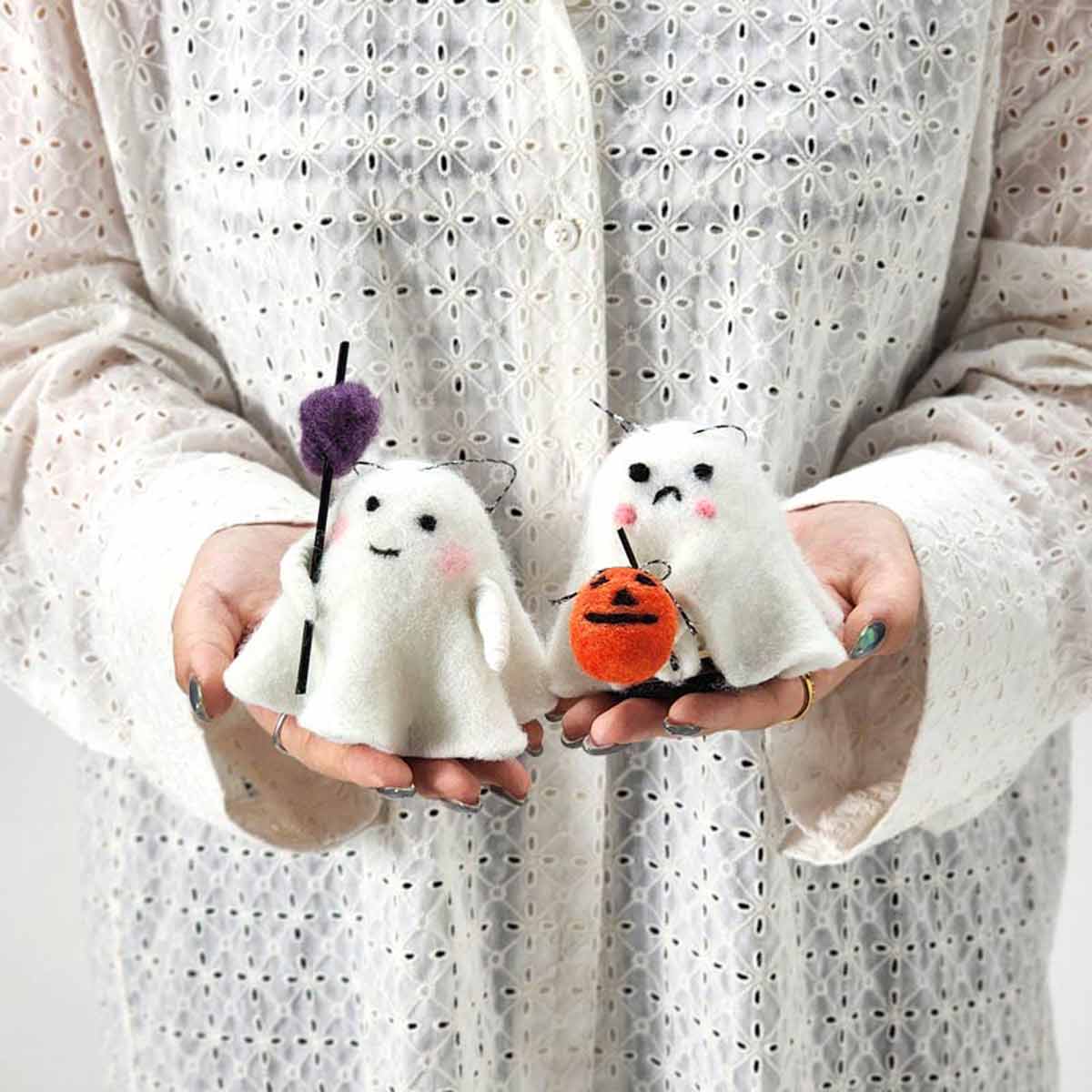 LEDゴーストライトオーナメント パープルステッキ