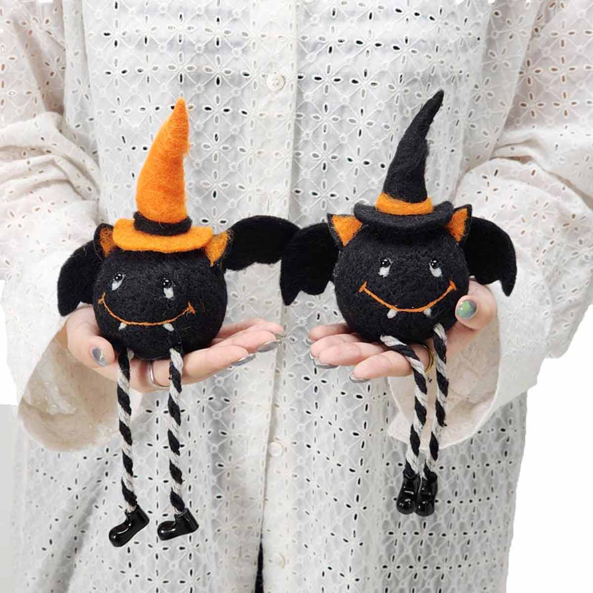 フェルトコウモリ足ブラドール ブラック