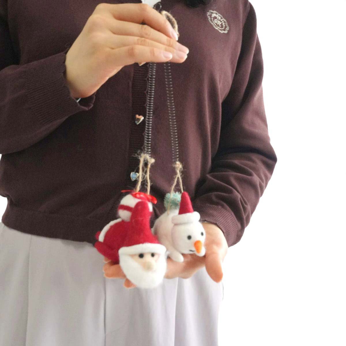 びよんびよんフェルトオーナメント サンタ