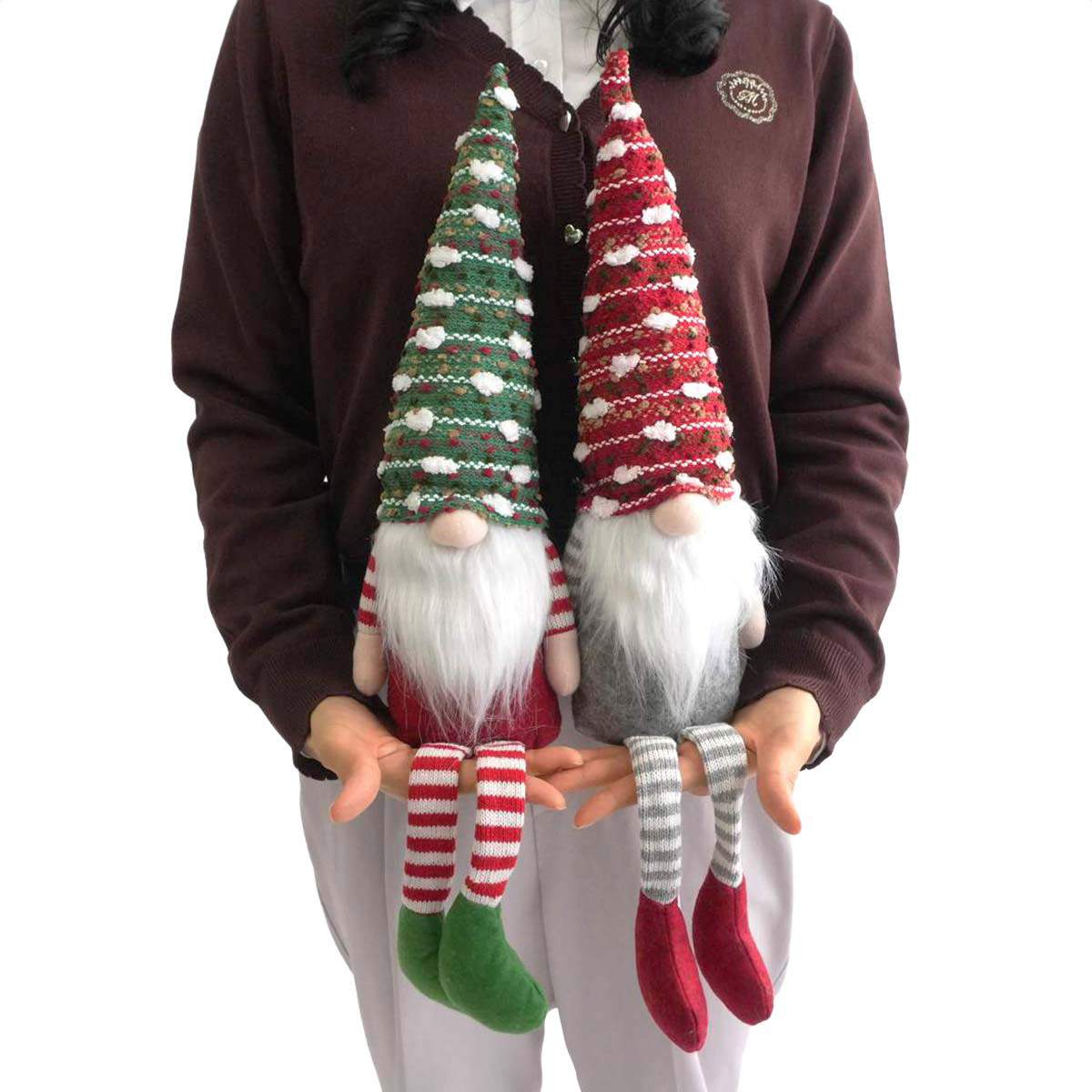 トムテ足ブラドール グリーン帽子