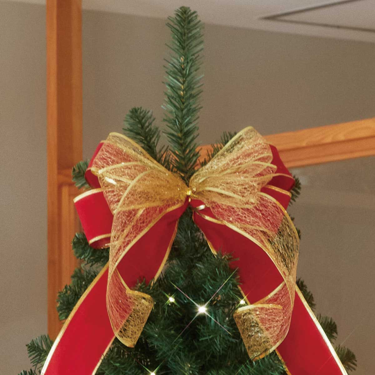 ラグジュアリークリスマスツリーセット レッドゴールド［ストエキオリジナル］ 高さ180×幅100cm