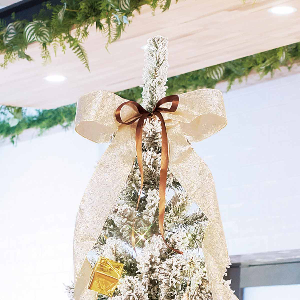 ポップアップクリスマスツリー スノー ［ストエキオリジナル］ 高さ150×幅66cm