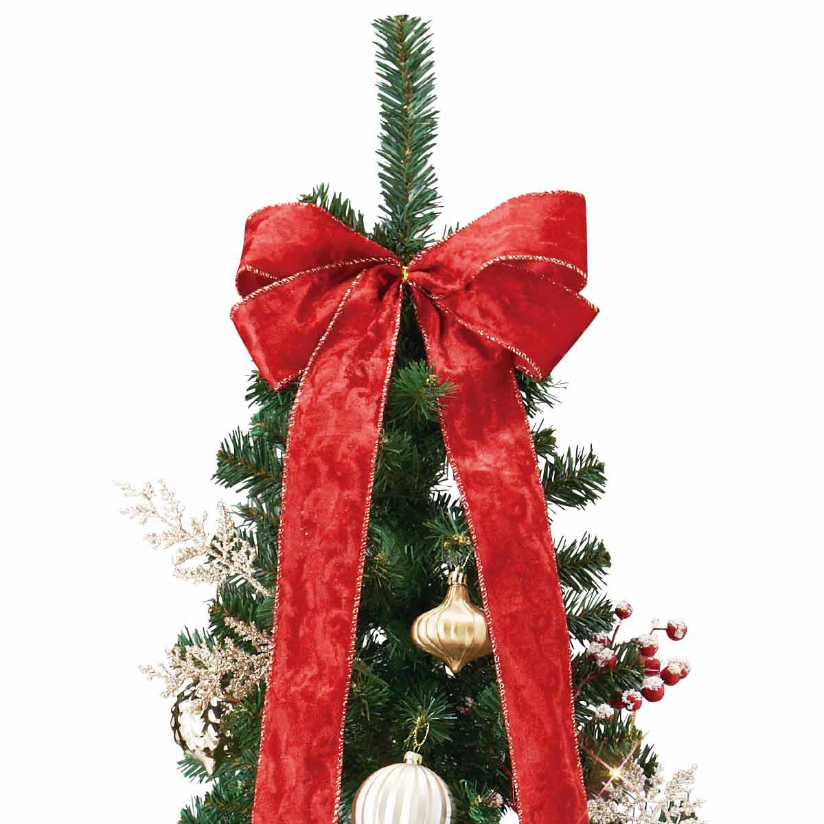 ポップアップクリスマスツリー レッド ［ストエキオリジナル］ 高さ150×幅66cm