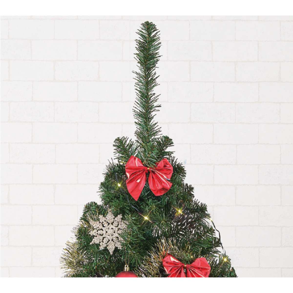 スタンダードクリスマスツリーセット レッド 高さ90×幅40cm