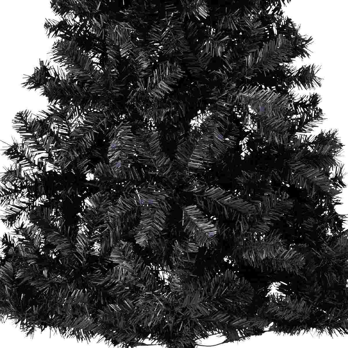 PVCヌードクリスマスツリー ブラック スタンダード 高さ120cm