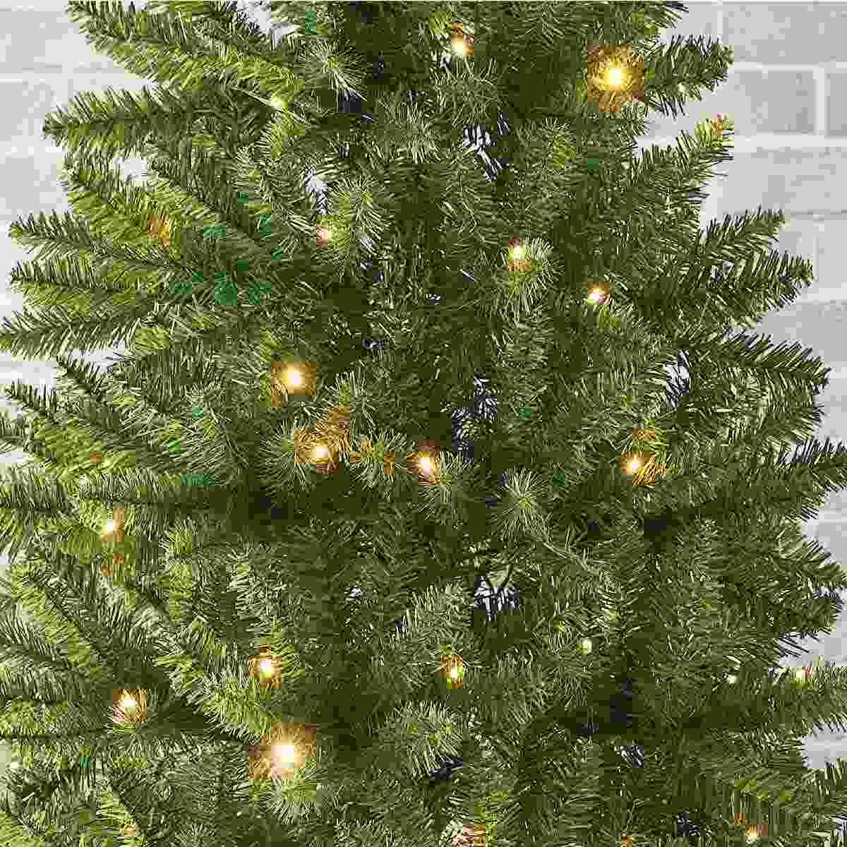 ナチュラルクリスマスツリー LEDライト付き 高さ180×幅97cm