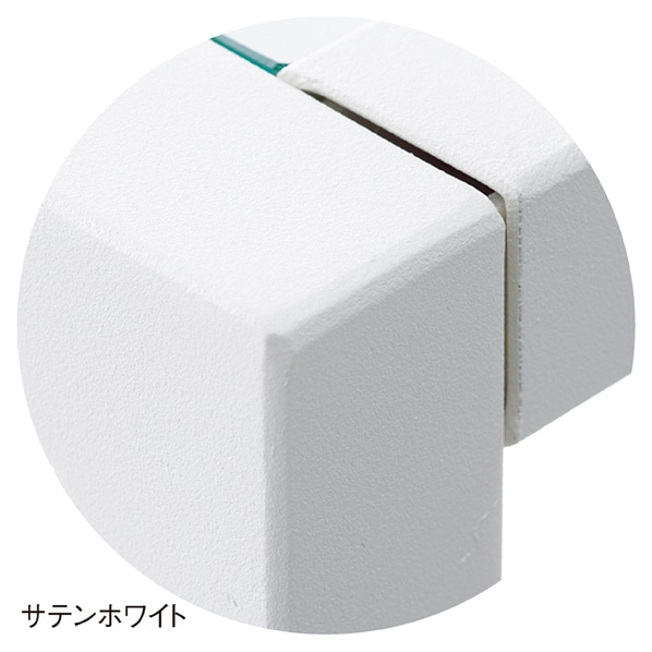 ボックスフレームラック 幅45cm〔ストエキオリジナル〕 4段 サテンホワイト