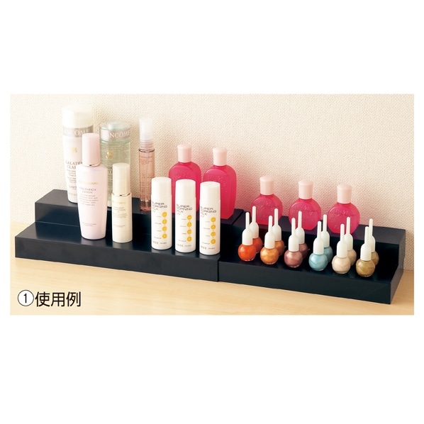 スライド式ディスプレイ 黒 2段