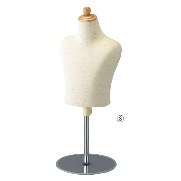 子供芯地ニット卓上トルソー(腕無し) 身長90cm [2才]