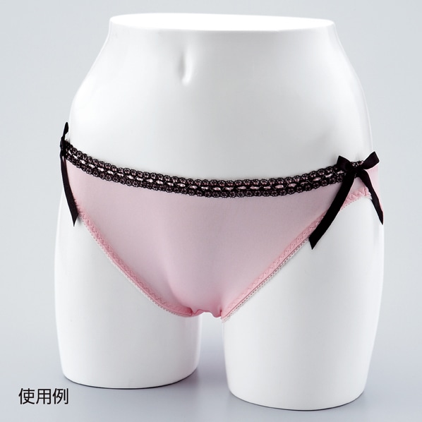 婦人ショーツ用卓上ディスプレイ 白ラッカー塗装