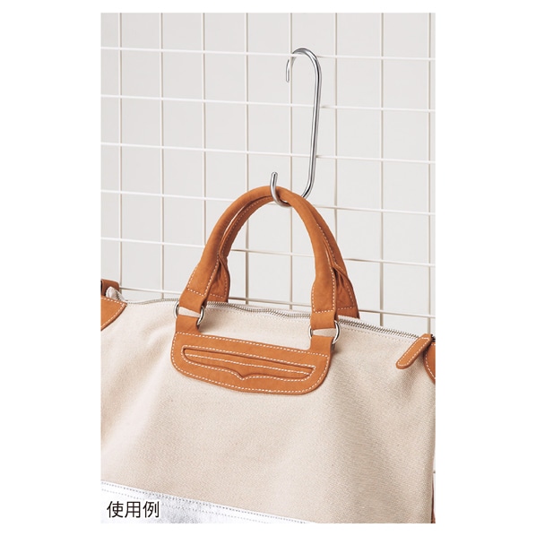 【10個】ディスプレイ用フック 曲げ 高さ10cm