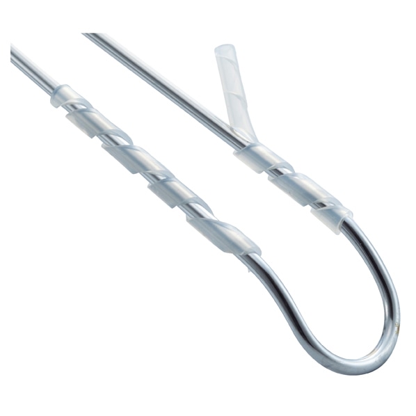 【100個】ハンガー用スベリ止めスパイラルチューブレール 透明