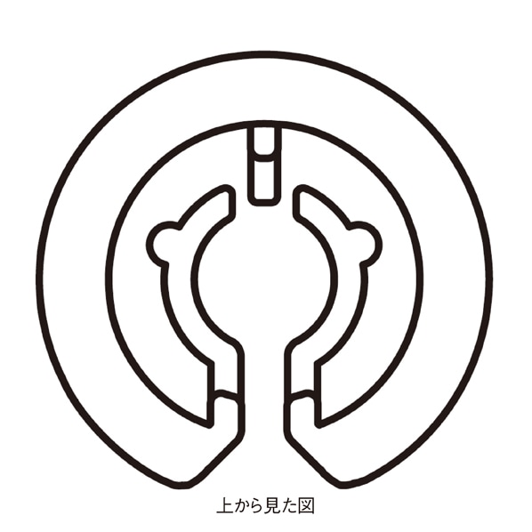 【50個】サイズチップ スリムタイプ S 黄