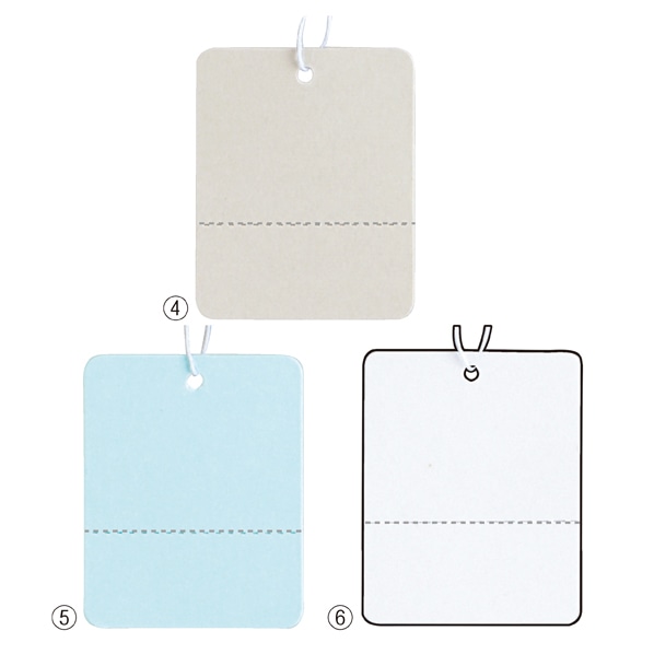 【500枚】カラー値札(糸付き) ピンク