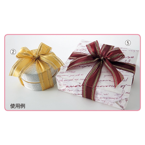 東京リボン ロイヤルサテン 40mm幅×10m巻 オフホワイト