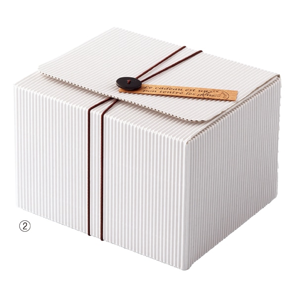 【10枚】ヘッズ シングルホワイトギフトボックス 小 11×9.8×9.7cm