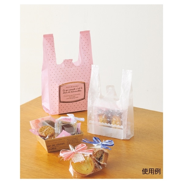 ヘッズ プチフラワーレジバッグ レジ袋 PEバッグ 18×35[23]×横マチ11cm