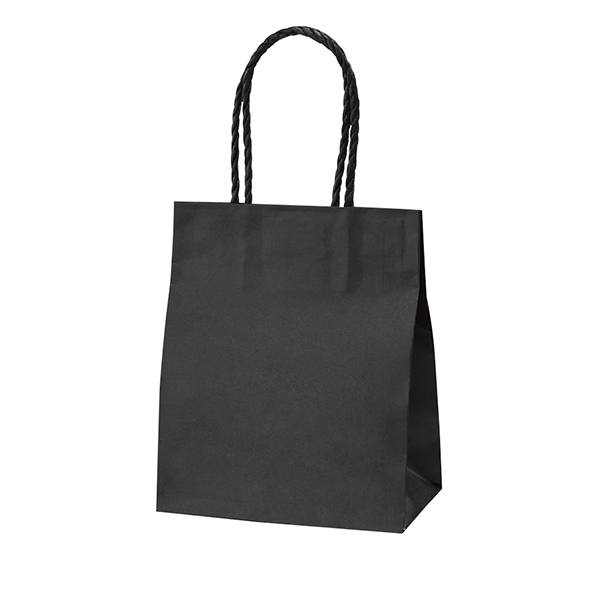 スムースバッグ 黒無地紙袋 15x8x16.5cm 【通販】ストア・エキスプレス