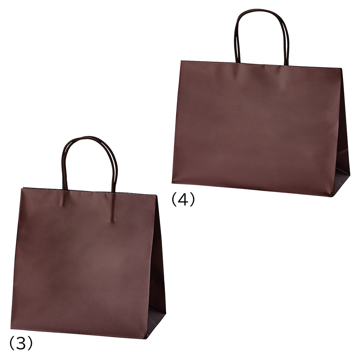 マットバッグ ブラウン 22×12×22cm