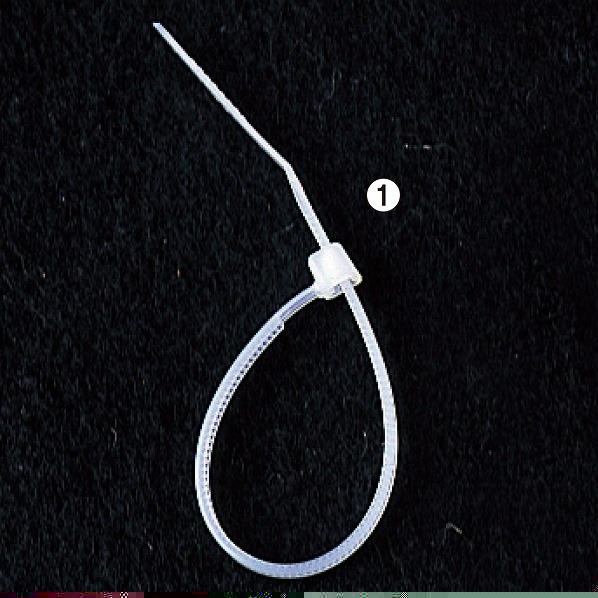 結束バンド 白 長さ10cm