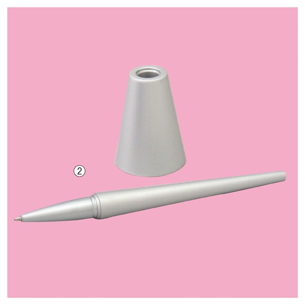 アルミデスクペン  シルバー