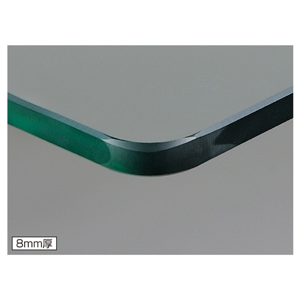 10R ガラス棚セット幅90cm インハングタイプ 8mm厚 奥行30cm