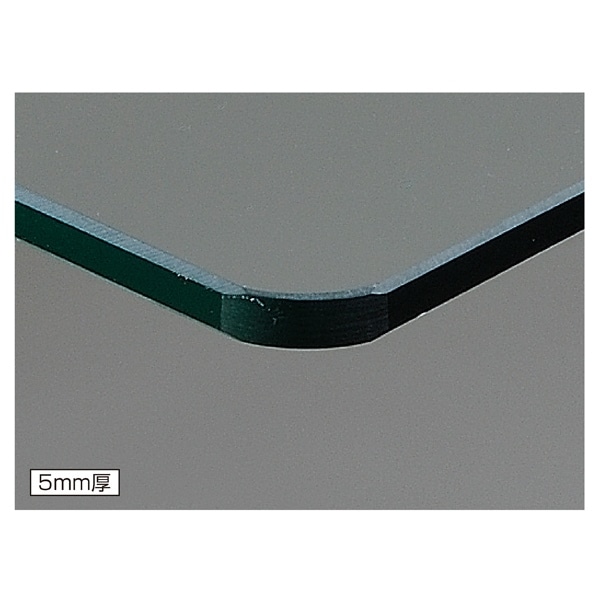 10R ガラス棚セット幅90cm オーバーハングタイプ 5mm厚 奥行20cm