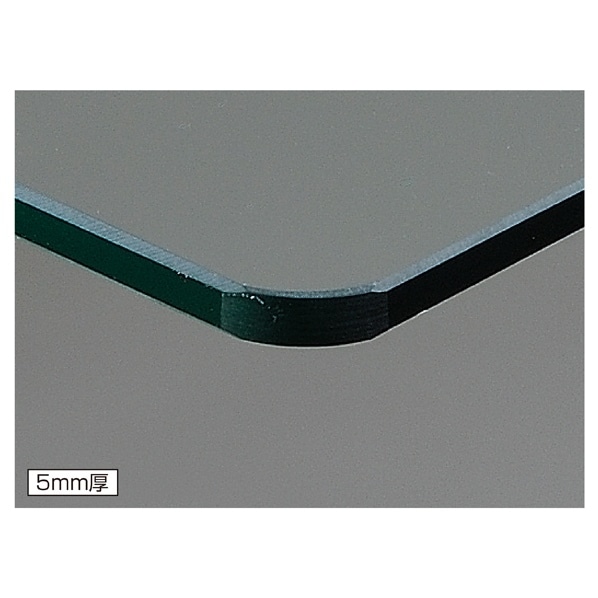 10R ガラス棚セット幅120cm インハングタイプ 5mm厚 奥行35cm