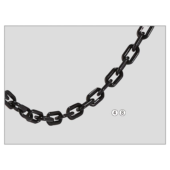 チェーンスタンド用樹脂チェーン 120cm 赤