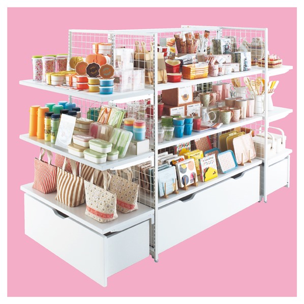 SF強化型 両面 幅90cmタイプ 連結 ホワイト〔ストエキオリジナル〕 高さ180cm