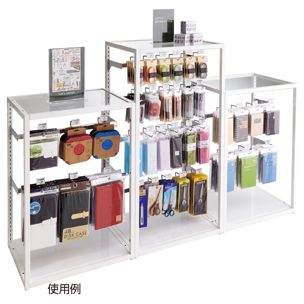 ブロックフレーム本体 幅60cmタイプ ホワイト〔ストエキオリジナル〕 高さ60cm