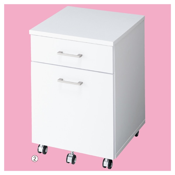 ワゴンキャビネット〔ストエキオリジナル〕 エクリュ