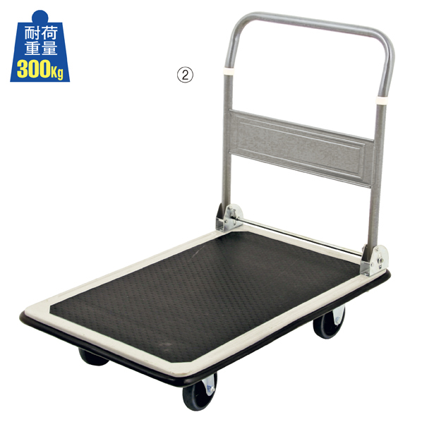 折りたたみ式スチール製台車 150kg
