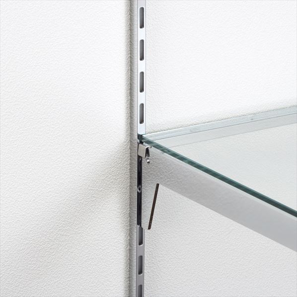 直付柱 クローム ダブル14mm厚 高さ240cm