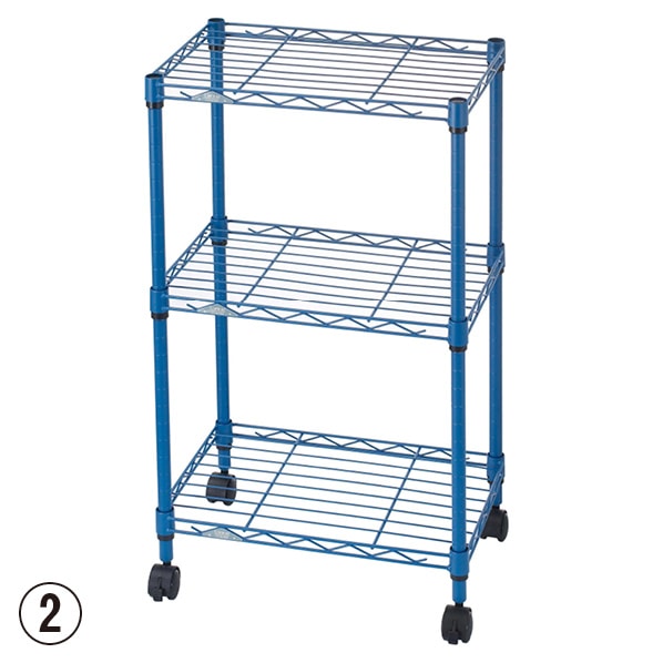 ルミナス カラーラック 3段 幅45cm ルミナス カラーラック 3段 幅45cm ホワイト