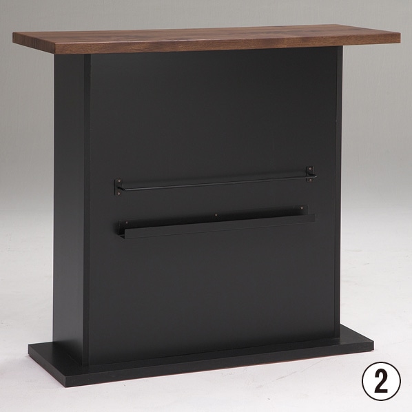 バルブ バーカウンター ブラック バルブ バーカウンター ブラック 幅95cm