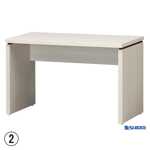 白井産業 セパルテック 木製デスク 深型奥行54.8cm ナチュラル