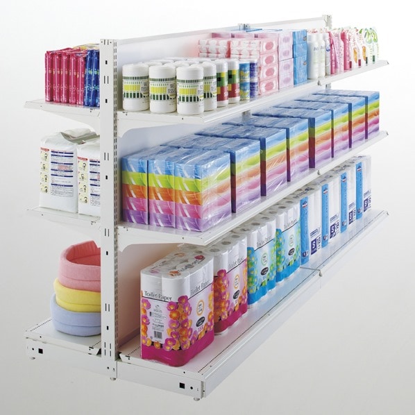 KS両面ボードタイプ 幅120cm 本体 ホワイト 高さ135cm