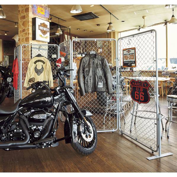 フェンスフレーム ハンマートーンシルバー 90×120cm