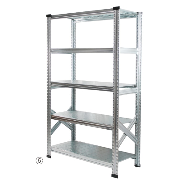 メタルシステム(本体) 幅128cm 高さ210cm 5段