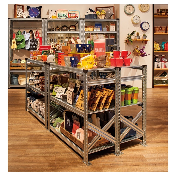 メタルシステム(本体) 幅158cm 高さ210cm 5段